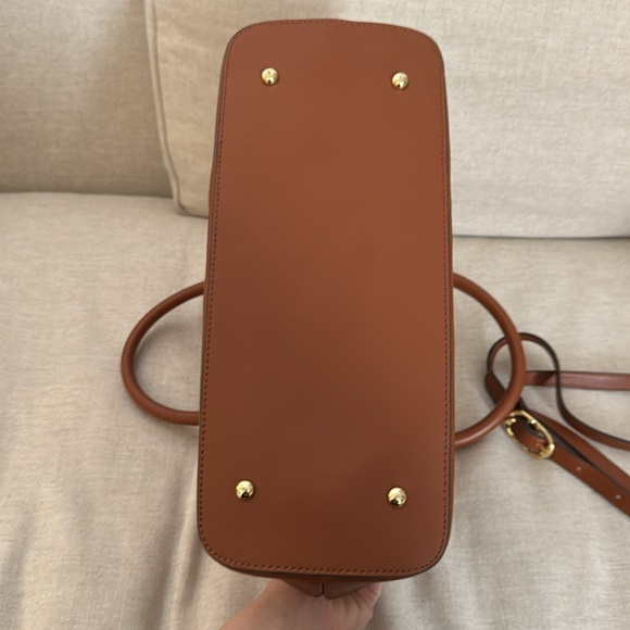 Emma Fox Raffia Bag with top handles and shoulder strap - Picture 12 of 15